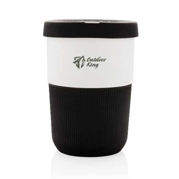 Kaffeebecher-Schwarz-Silikon-Frontansicht-4