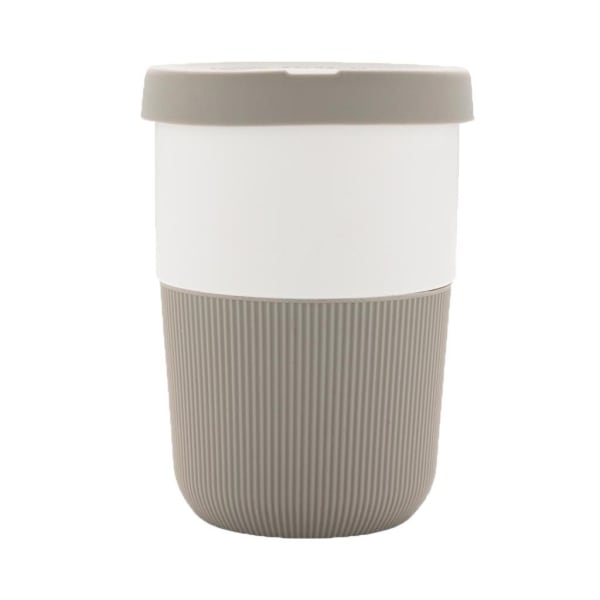 Kaffeebecher-Grau-Silikon-Frontansicht-2