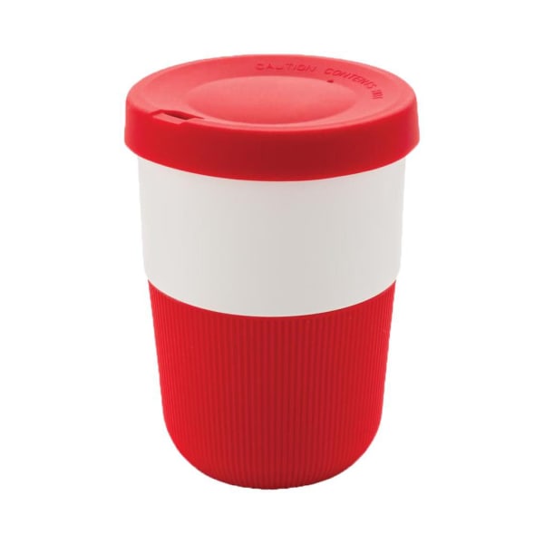 Kaffeebecher-Rot-Silikon-Frontansicht-1