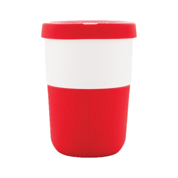 Kaffeebecher-Rot-Silikon-Frontansicht-2