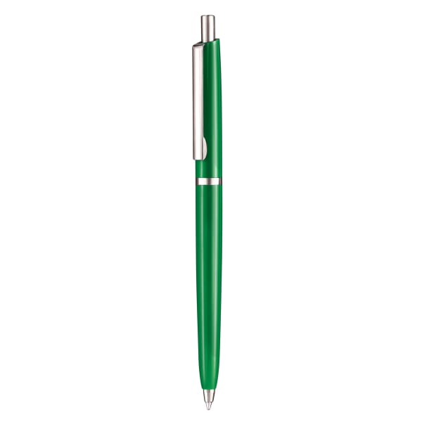 Kugelschreiber-Classic-blau-dokumentenecht-Qualitätsmine-Jogger-Grün-Metall-Kunststoff-Frontansicht-1