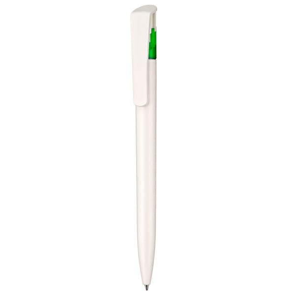 Kugelschreiber-Bio-Star-blau-Qualitätsmine-Jogger-Grün-Kunststoff-Frontansicht-8