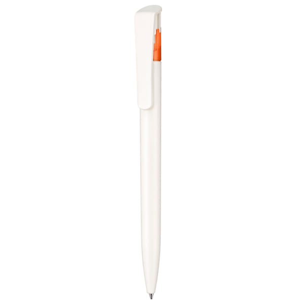 Kugelschreiber-Bio-Star-blau-Qualitätsmine-Jogger-Orange-Kunststoff-Frontansicht-8
