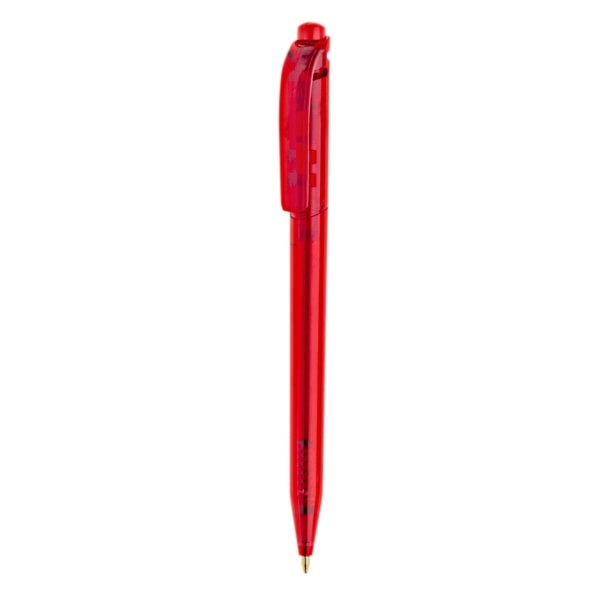 Kugelschreiber-Clipto-II-schwarz-Super-Point-Mine®-Rot-Kunststoff-Frontansicht-1