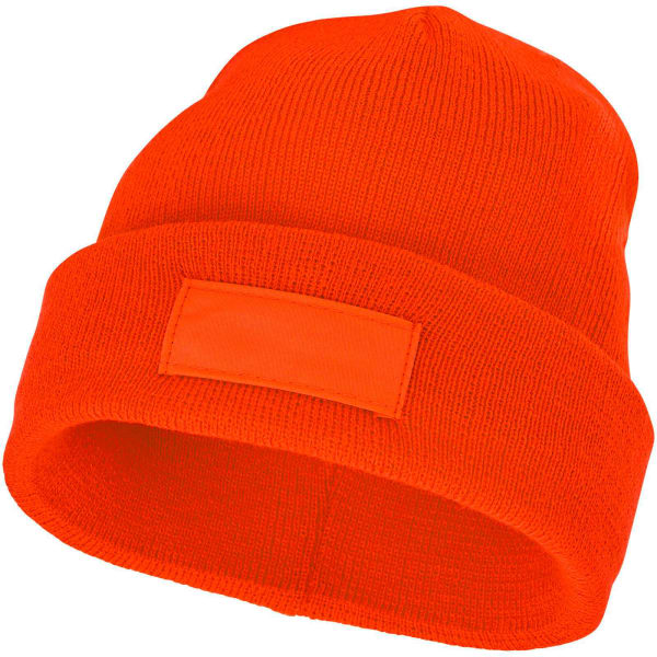 Mütze-Boreas-Orange-Polyacryl-Polyester-Frontansicht-1