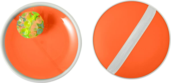 Ballspiel-Set-3-tlg.-Have-Fun-Orange-Kunststoff-Frontansicht-1