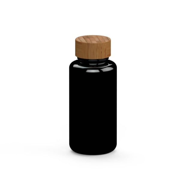 Trinkflasche-Natural-Colour-Schwarz-Kunststoff-Frontansicht-1