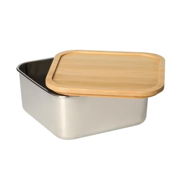 Lunchbox-Vesper-Grau-Metall-Baumwolle-Frontansicht-2