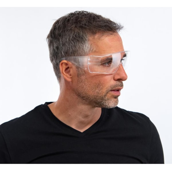 Schutzbrille-Safety-Schwarz-Kunststoff-Frontansicht-7