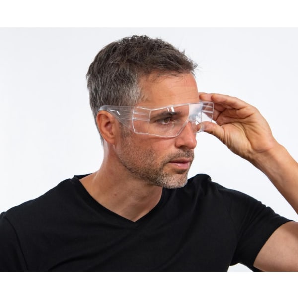 Schutzbrille-Safety-Schwarz-Kunststoff-Frontansicht-8
