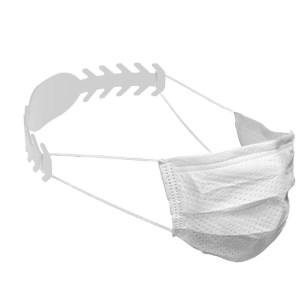 Maskenhalterung-Comfort-Weiß-Frontansicht-1
