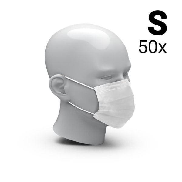 Mund-Nasen-Schutz-Set-50-tlg.-3-Ply-Weiß-Frontansicht-1