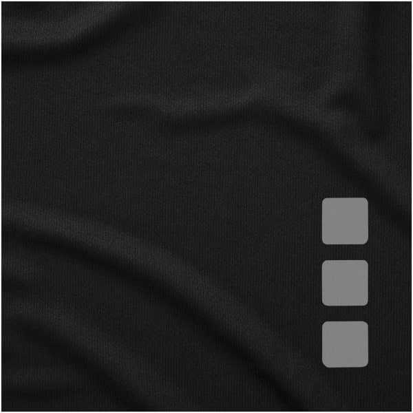 Herren-T-Shirt-Niagara-Schwarz-Polyester-Frontansicht-4