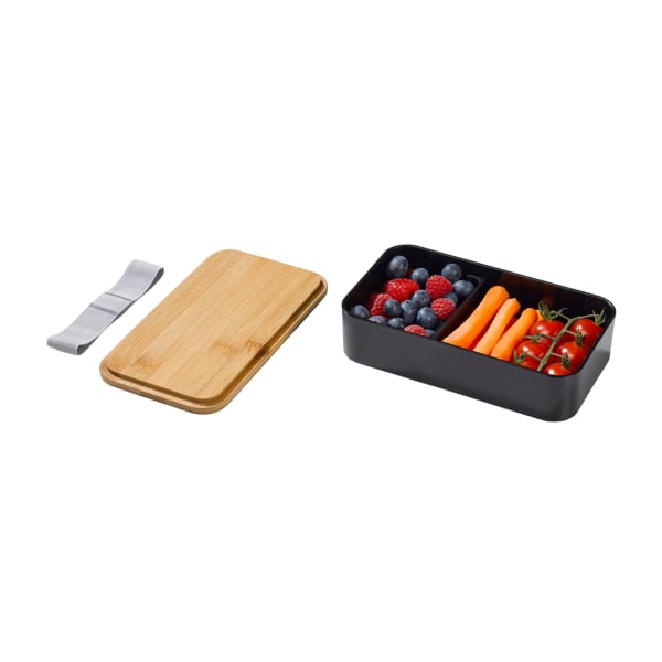 Lunchbox-Uno-Black-Schwarz-Bambus-Kunststoff-Frontansicht-1