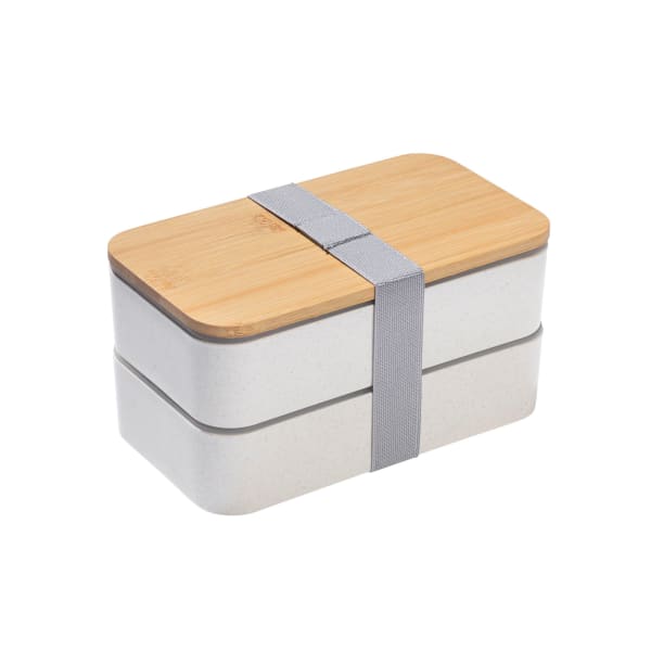 Lunchbox-Duo-Beige-Bambus-Kunststoff-Frontansicht-2
