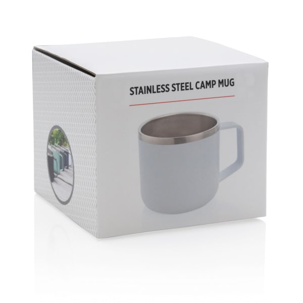 Camping-Tasse-350-ml-StainlessSteel-Weiß-Metall-Frontansicht-6