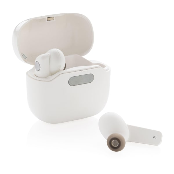 Ohrhörer-UV-C-Sterilisations-Ladecase-Weiß-Frontansicht-1