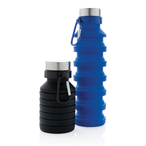 Trinkflasche-Silikon-Blau-Frontansicht-10