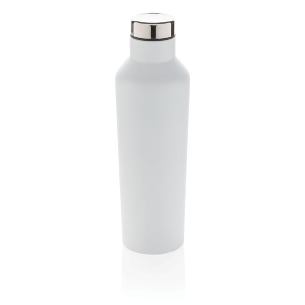 Vakuum-Flasche-Modern-Weiß-Metall-Frontansicht-1