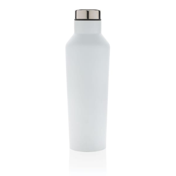 Vakuum-Flasche-Modern-Weiß-Metall-Frontansicht-2
