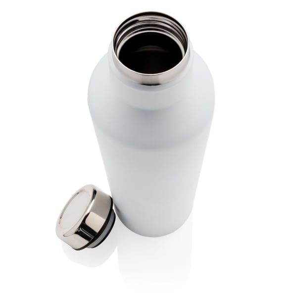 Vakuum-Flasche-Modern-Weiß-Metall-Frontansicht-4