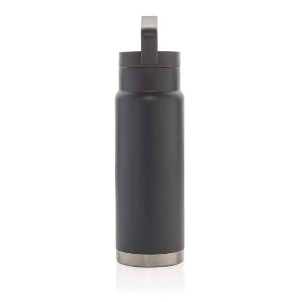 Vakuum-Flasche-mit-Tragegriff-Grau-Metall-Frontansicht-3