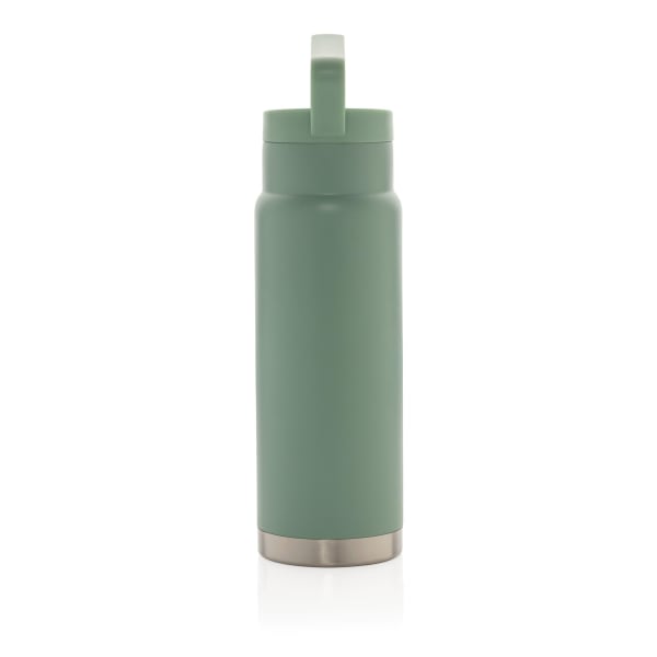 Vakuum-Flasche-mit-Tragegriff-Grün-Metall-Frontansicht-4