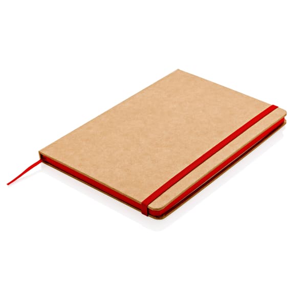 Notizbuch-A5-Rot-Papier-Frontansicht-2