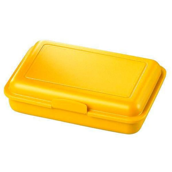 Brotdose-School-Box-Junior-Gelb-Kunststoff-Frontansicht-1