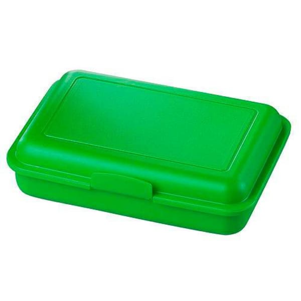Brotdose-School-Box-Junior-Grün-Kunststoff-Frontansicht-1