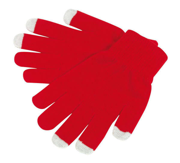 Touchscreen-Handschuhe-OPERATE-Rot-Frontansicht-1