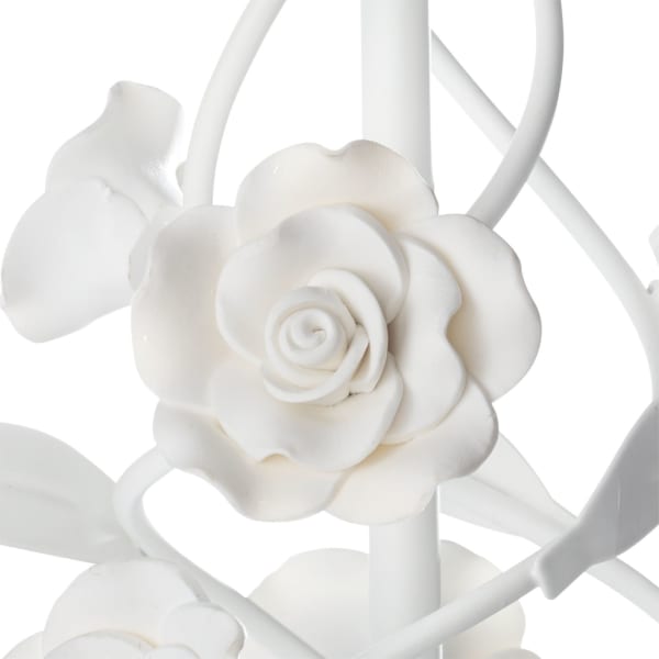 Kronleuchter Rose – 5-armig, mit Blütenranken | Schneider