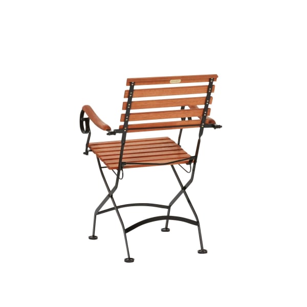 Outdoor-Sessel-Bellagio-Braun-Holz-Metall-Rückansicht-1