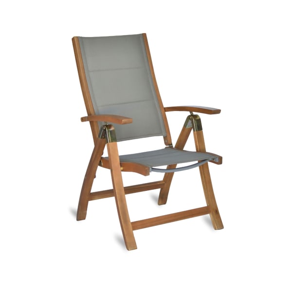 Outdoor-Stuhl-Lisa-Braun-Holz-Textilbespannung-Frontansicht-1