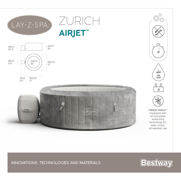 Eco-Whirlpool-60065-LAY-Z-SPA®-Zürich-AirJetPro™-Detailansicht-1
