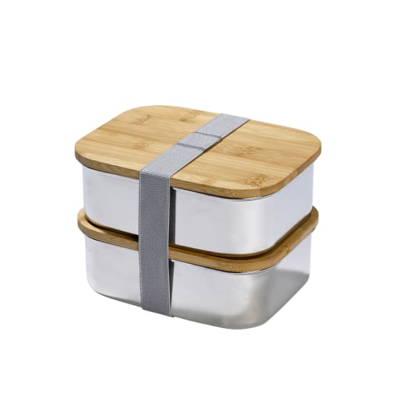 Doppelte-Lunchbox-Dos-Grau-Edelstahl-Bambus-Frontansicht-1