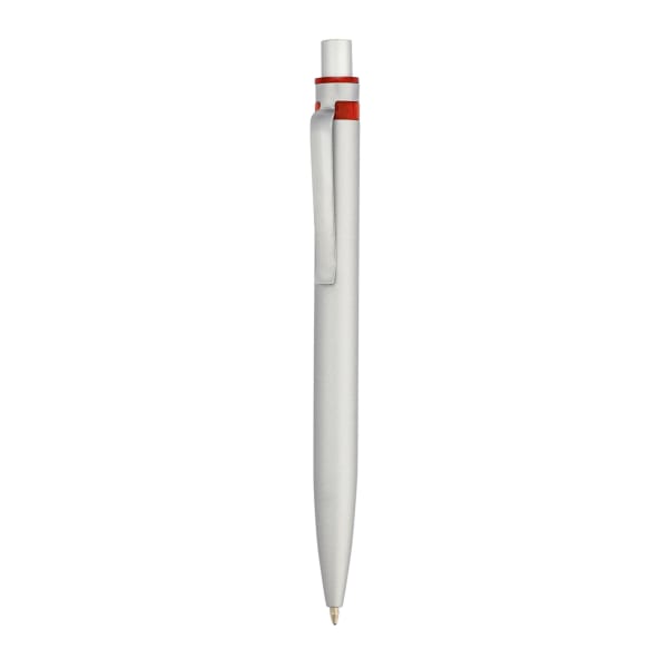 Kugelschreiber-Silver-blau-Kunststoffgroßraummine-Rot-Frontansicht-1