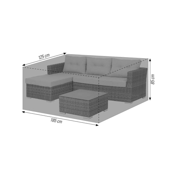 Premium-Schutzhülle-für-Gartenmöbel-Grau-starkes-Polyestergewebe-Frontansicht-1