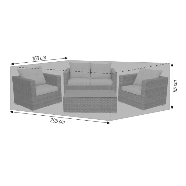 Premium-Schutzhülle-für-Gartenmöbel-Grau-starkes-Polyestergewebe-Frontansicht-2