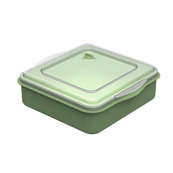 Universalbox-„ToGo“-Grün-Polypropylen-Frontansicht-1