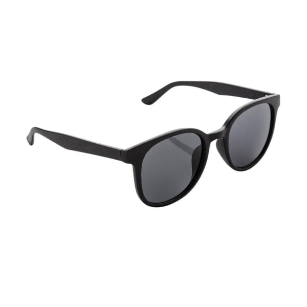 Sonnenbrille-Weizenstroh-Schwarz-Frontansicht-1