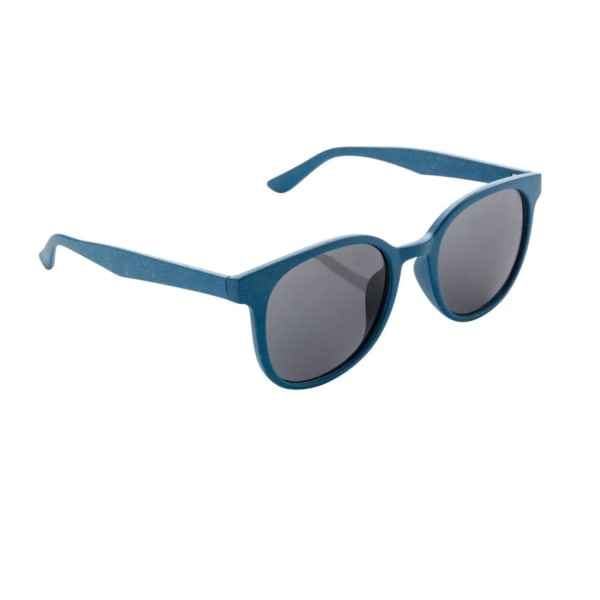 Sonnenbrille-Weizenstroh-Blau-Frontansicht-1