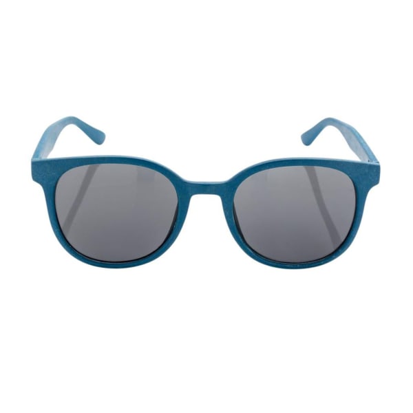 Sonnenbrille-Weizenstroh-Blau-Frontansicht-2