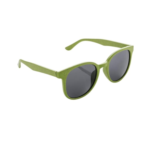 Sonnenbrille-Weizenstroh-Grün-Frontansicht-1