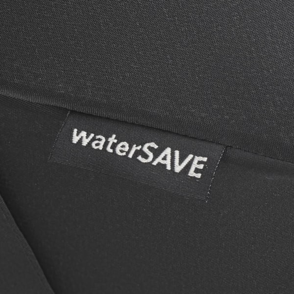 Mini-Taschenschirm-AOC-Style-Schwarz-Bezug-100%-Polyester-Pongee-(recycelt-&-waterSAVE®)-Griff-Kunststoff-Stock-Stahl-Detailansicht-5