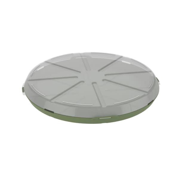 Pizzabox-"ToGo"-Grün-Kunststoff-ABS-Frontansicht-1