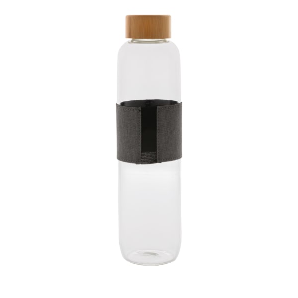 Trinkflasche-mit-Bambusdeckel-Weiß-Frontansicht-2