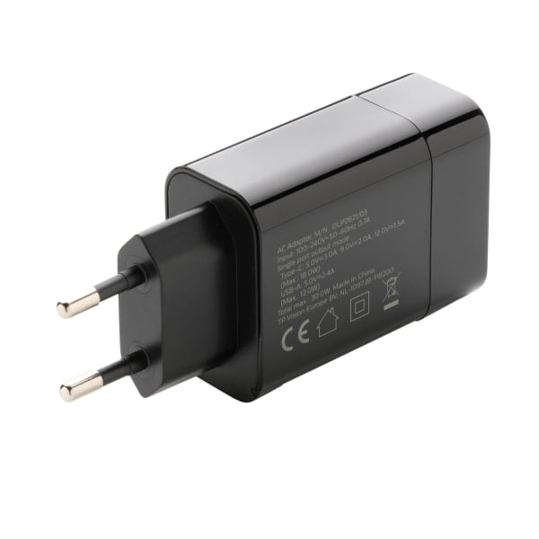 Ultra-Fast-PD-Wall-Charger-Schwarz-Frontansicht-2