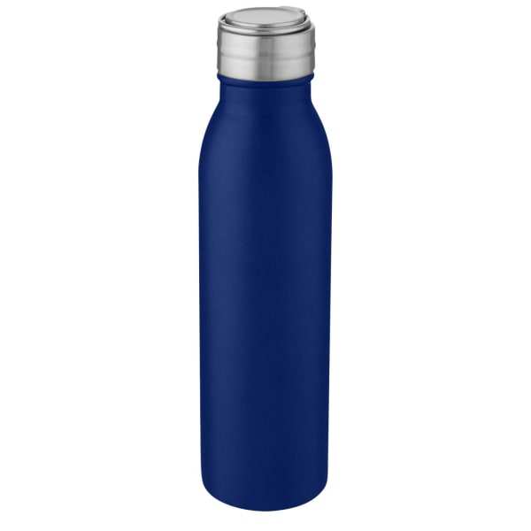 Sportflasche-mit-Metallschlaufe-Harper-Blau-Frontansicht-1