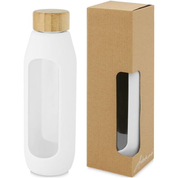Borosilikatglasflasche-Tidan-Weiß-Frontansicht-1